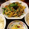 ものもらいになったので、レバニラ炒め定食を食べて、ビタミンAをとる。 