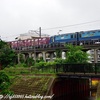 回9451M 中央東線性能試験送込(E493系+EF64-1052) ☔️