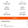 10km40分切りが目標