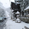 雪の日牟礼八幡宮(近江八幡)