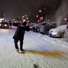 中国河南省開封市の雪景色☆節分前日の雪合戦で鬼は外🍀