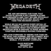 【NEWS】MEGADETH から DAVID ELLEFSON が脱退