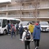 みみずくは班研修へ　/　やのは午後から自由活動　/　アジサイの花芽