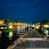ホイアン　トュボン川のボート乗車方法と灯籠流し