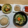 野菜味噌汁(新規作成)。厚揚げ