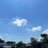 真夏の暖気で一番暑い日に