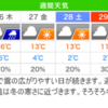 季節が一気に進みそう...