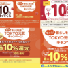 10％還元TOKYO元気キャンペーンがスタート【au PAY・d払い・PayPay・楽天ペイ・12/27まで】