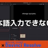 Ubuntu版DavinciResolveのテキスト＋に日本語入力する方法