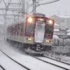 大和高田市で珍しい大雪！鉄道写真で描く銀世界の風景「さかいさんのちょこっと写真、その１」