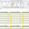 エクセルファイルをOpenOffice.org Calcで開いて見たらカレンダーの月の初日が消えた