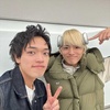 timelesz・原嘉孝、ジャイアントベイビー篠塚大輝との2ショット
