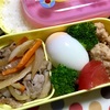 ヨメさん弁当〜豚肉甘辛炒め・ゆで卵〜