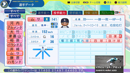 【パワプロ2024・再現】イサビレ・ムサ・アゼッド（西武・育成選手）