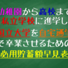 教育費の準備は積立あるのみ！！高校まで私立で、国立大学を自宅通学の教育費積立額早見表| 積立額は月々10.8万円で18年間だぞ！！ーミタゾノ