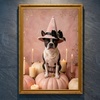 ボストンテリアのハロウィン額装プリントができました！