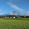 久しぶり。今朝の富士山