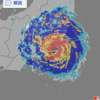 台風直撃