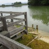 奈良馬見馬見丘陵公園の水のある風景