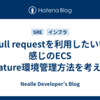 pull requestを利用したいい感じのECS feature環境管理方法を考えた