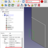 FreeCAD 加算ロフトによる四角錐台 作成