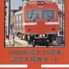 本日の切符：岳南電車 7000系導入25周年記念入場券セット