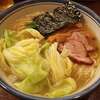 麺屋はやしまる(高円寺)らあめん・塩＋ゆでキャベツ＋チャーシュー