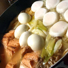 レシピ！にんにく風味の鮭と白菜鍋！