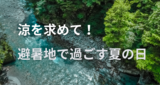 涼を求めて！避暑地で過ごす夏の日