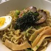 定食に油麺を付けて