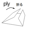 『黄金の語根』第5位　pli, ply「重ねる、折りたたむ、織る」(L.plicare)