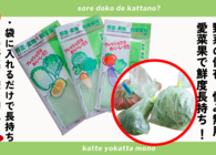 野菜保存袋「愛菜果」に入れるだけで鮮度長持ち！「使い切れないかも」など保存の悩みをビシッと解決