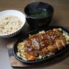 あつあつ 鉄板とんかつ定食　71