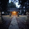 幻想的！夜の國王神社（茨城県坂東市）