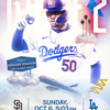 青ド軍をTVで１０倍楽しむ法　ポストシーズン地区優勝シリーズ NLDS No. 126　つい今程終了した試合結果も含め、明日の試合開始時間をお届け！