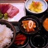 堪能！ (T^T) 、本鮪 刺身 定食 ！