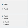 【Qt】【QRadioButton】排他的なラジオボタンの配置