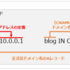 AレコードとCNAMEレコード