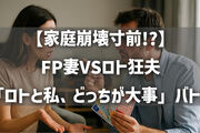 【家庭崩壊寸前!?】FP妻VSロト狂夫「ロトと私、どっちが大事」バトルで家計が丸裸に