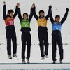 スキー・ジャンプ男子団体ラージヒル　銅メダル