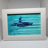水彩画962枚目｢スイミングペンギンさん｣