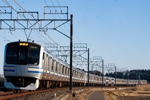 E217系配給輸送追っかけ大事件と翌朝の総武線・成田線・京成線撮影記。都内ドライブ、モノサクでのE257系10両、現役だったE217系、209系、E259系旧塗装、京成3400形・3700形、一応3688編成