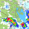 連休明けは昨日に続いてゲリラ豪雨