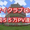 マイクラブログ月間５５万PV達成！ 皆さんありがとー！！！
