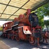レアなカラー？　北鹿浜公園の静態保存車両C50-57（修復作業中）