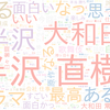 　Twitterキーワード[#半沢直樹]　08/10_01:31から60分のつぶやき雲