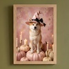 秋田犬のハロウィン額装プリントができました！