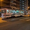 鉄道８３０　夜の熊本市電