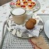 ほうじミルクプリン,（旬の苺を使って）CAKE FRAIS,ココアを使ったクッキーそして、日桜＆夕桜,夜桜（スターバックスコーヒー）　〜♪
