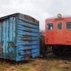 鹿島臨海キハ1001と貨車2両　千葉県